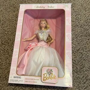 NRFB Barbie Vintage Birthday Wishes First in Series 1998 Y2K Barbiecore